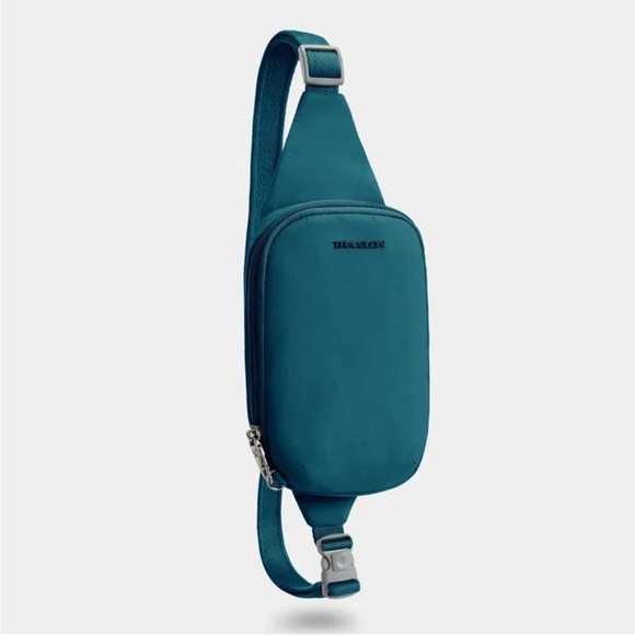 Travelon Handbags - Travelon Roam Anti-Theft Compact Sling - Capri Blue